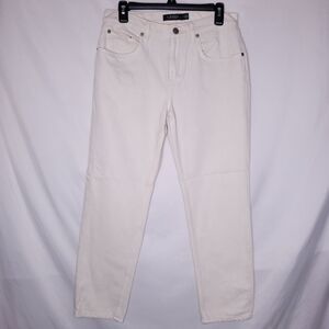 Lauren Ralph Lauren Jeans Womens Size 4 White Straight Leg
